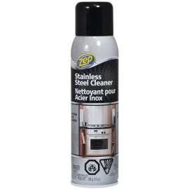 Zep CASSTL14 Stainless Steel Cleaner, 414 mL Can, Gas, Amber