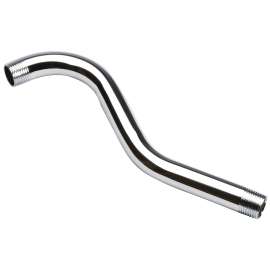 Moen M1695 Shower Arm with Flange, 1/2 in Connection, IPS, 4 in L, Brass, Chrome Plated
