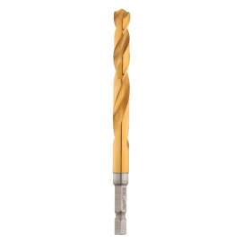 Milwaukee 48-89-4619 Impact Drill Bit, 11/32 in Dia, 4.57 in OAL, Twist Flute, 1/4 in Dia Shank, Hex Shank