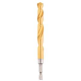 Milwaukee 48-89-4623 Impact Drill Bit, 13/32 in Dia, 4.8 in OAL, Twist Flute, 1/4 in Dia Shank, Hex Shank