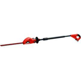 Black+Decker LPHT120 Hedge Trimmer, 20 V, 7/16 in Cutting Capacity, 18 in L x 2-1/2 in W Blade, Soft-Grip Handle
