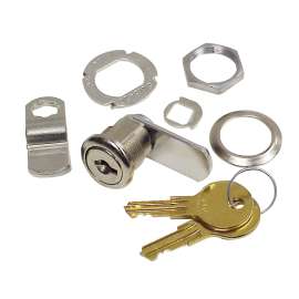 Les Ind Capitol 9110U-14-11 3/4IN Lock, Cam Lock, Nickel