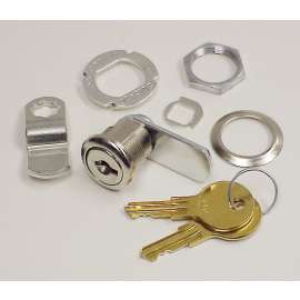 Les Ind Capitol 9580U-14-11 1/4IN Lock, Cam Lock, Nickel