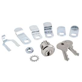 Les Ind Capitol 113C-14-11 Lock Mail Box, Cam Lock, Nickel