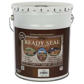 Ready Seal 515 Stain and Sealer, Pecan, 5 gal, Pail