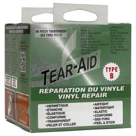 TEAR-AID D-ROLL-B04-20 Vinyl Repair Kit, B, Green