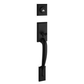 Taymor Professional Series 34-FV0482 Handleset, 3 Grade, Keyed Different Key, Metal, Matte, 2-3/8 to 2-3/4 in Backset