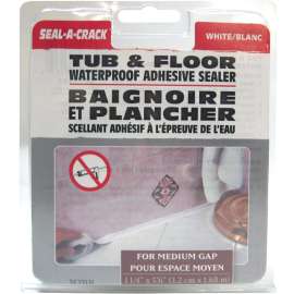 RCR Seal-A-Crack SC13131 Adhesive Sealer Strip, White