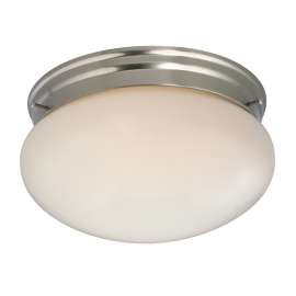 Boston Harbor Two Light Round Ceiling Fixture, 120 V, 60 W, 2-Lamp, A19 or CFL Lamp