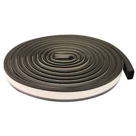 Loxcreen WS31507 Weatherstrip Tape, 19/32 in W, 10 ft L, EPDM Rubber