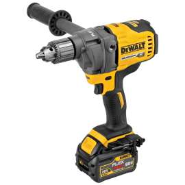 DeWALT DCD130T1 Mixer Drill Tool, Battery Included, 60 V, 6 Ah, 1/2 in Chuck, Keyed Chuck