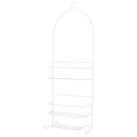 Simple Spaces SS-5786-PE-3L Shower Caddy, 3-Shelf, Steel, 10 in OAW, 27-3/4 in OAH, 4-1/4 in OAD, 10 lb