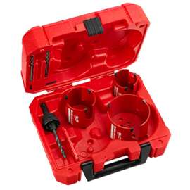 Milwaukee Big Hawg 49-56-9280 Hole Saw Kit, 7-Piece, Carbide