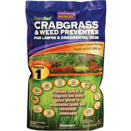 Bonide 60402 Crabgrass and Weed Preventer, Solid, Gold/Light Brown, 10 lb Jug