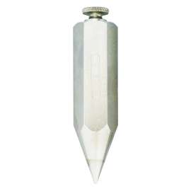 GENERAL 790-5 Hex Plumb Bob, Steel, Nickel
