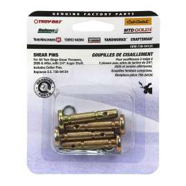 Troy-Bilt OEM-738-04124 Shear Pin Kit