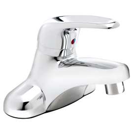 Belanger 4723CP Lavatory Sink Faucet, 1.5 gpm, 1-Faucet Handle, 2-Faucet Hole, Brass/Metal, Polished Chrome