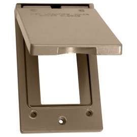 BWF 511VAB-1 Cover, 4-9/16 in L, 2-13/16 in W, Metal, Bronze, Powder-Coated