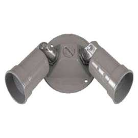 TEDDICO/BWF LHC-2V Lamp Holder, Metal Housing Material, Gray