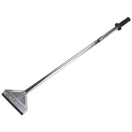 ProSource 14086 Floor Scraper, 8 in L Blade, 8 in W Blade, HCS Blade, Telescopic Handle, Steel Handle