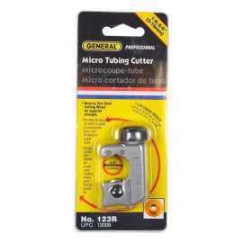GENERAL 123R Tube Cutter, 5/8 in Max Pipe/Tube Dia, 1/8 in Mini Pipe/Tube Dia