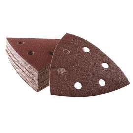 Bosch SDTR122C Triangle Sanding Sheet, 120 Grit, Medium, Aluminum Oxide Abrasive