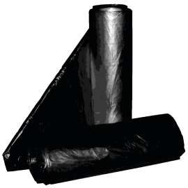 ALUF PLASTICS RCT-56XX Royal Crown Top Liner, 43 x 46 in, 56 gal Capacity, Metalocene Blend, Black