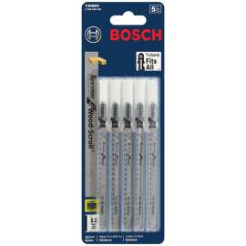 Bosch T308BO Jig Saw Blade, 4-5/8 in L, 12 TPI