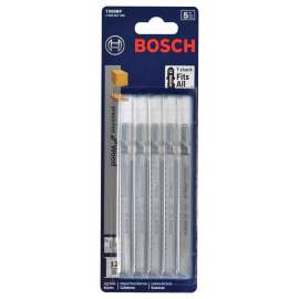 Bosch T308BP Jig Saw Blade, 0.3 in W, 4-5/8 in L, 12 TPI