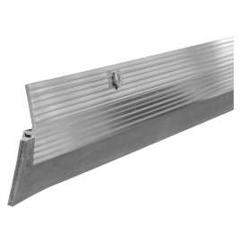 Climaloc CF10600 Door Sweep, 36 in L, Aluminum Flange, Rubber Insert