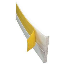 Climaloc CF10651 Door Sweep, 36 in L, 3/16 in W, Rubber Flange