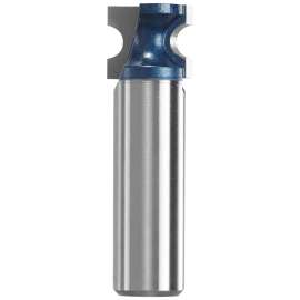 Bosch 84432MC Router Bit, 19/32 in Dia Cutter, 1/2 in L Cutting, 2 in OAL, 1/2 in Dia Shank, 2-Cutter, Steel