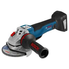 Bosch GWS18V-45PCN EC Brushless Angle Grinder with No Lock-On Paddle Switch, Tool Only, 18 V, 6.3 Ah, 5/8-11 Spindle