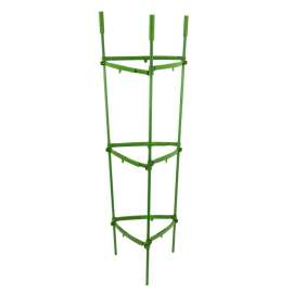 Gardener's Blue Ribbon Stake It Easy STEZ1 Plant Staking System, 72 in H, Plastic/Steel, Green