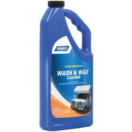CAMCO 40493 Wash and Wax Cleaner, 32 oz Bottle, Liquid, Fresh Fragrance