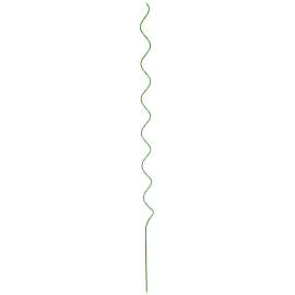 Gardener's Blue Ribbon 901267GR6 Twisted Garden Stake, 60 in L, Steel, Green, Powder-Coated