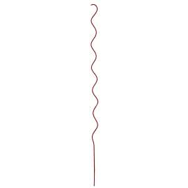 MIDWEST AIR TECHNOLOGY 901267RD6 Twisted Garden Stake, 60 in L, Steel, Red, Powder-Coated