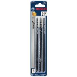 Bosch T744D3 Jig Saw Blade, 0.35 in W, 6 in L, 6 TPI