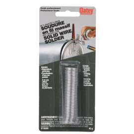 Oatey 48300 Wire Solder, 42 g Carded, Solid, Silver Gray, 182.22 to 237.78 deg C Melting Point