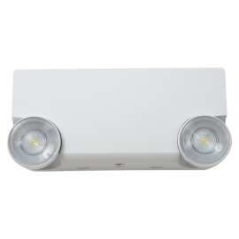Sure-Lites APEL Emergency Light, 9 in OAW, 4-1/2 in OAH, 120/277 VAC, Thermoplastic Fixture, White