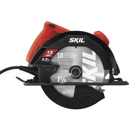 SKIL 5080-01 Circular Saw, 13 A, 7-1/4 in Dia Blade, 5/8 in Arbor, 51 deg Bevel