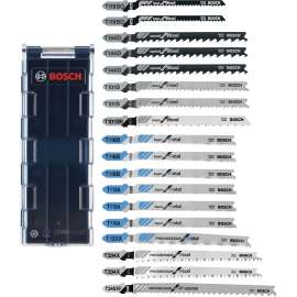 Bosch T18CHCL Jig Saw Blade Set, 18-Piece, HCS, Silver