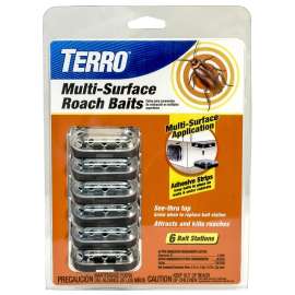 TERRO T500 Multi-Surface Roach Bait, Solid, Cookie Dough