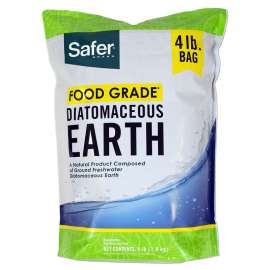 Safer 51703 Diatomaceous Earth, Powder, 4 lb