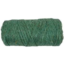 Gardener's Blue Ribbon T028B Garden Twine, 200 ft L, Jute, Green