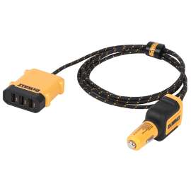 DeWALT 141 0475 DW2 USB Charger, 6 ft L Cord, Black