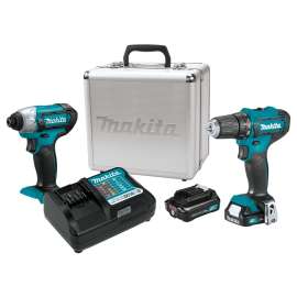 Makita CT232RX Combination Kit, Battery Included, 12 V, 2-Tool, Lithium-Ion Battery