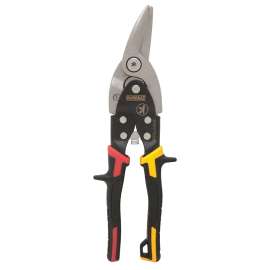 DeWALT DWHT14673 Aviation Snip, 9-4/5 in OAL, 1-13/32 in L Cut, Left Cut, Molybdenum Blade, Ergonomic Handle, Red Handle