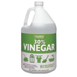 HARRIS VINE30-128 Cleaning Vinegar, 1 gal, Liquid, Vinegar, Pungent, Clear