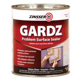 ZINSSER 02304 Problem Surface Sealer, Clear, 1 qt